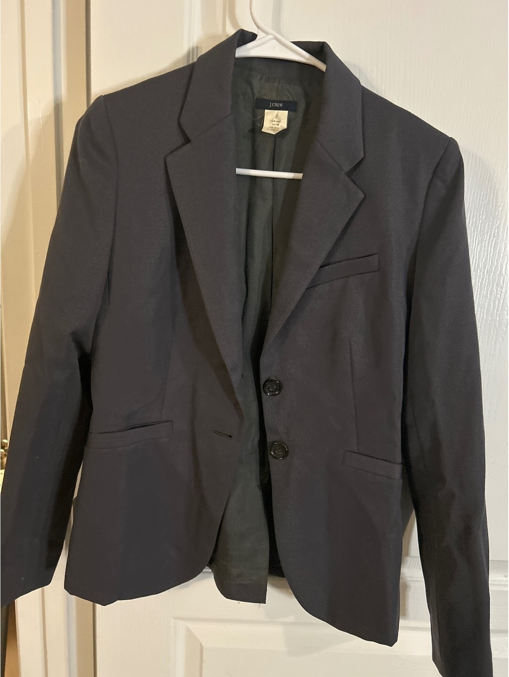 J.Crew Women's Gray Wool Blazer Jacket Size 4